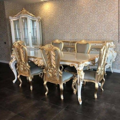 JEA-PF-090 SET MAKAN KLASIK Lifetime Handcrafted Wooden Furniture